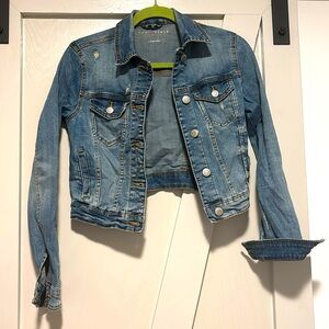 Aeropostale cropped denim jacket